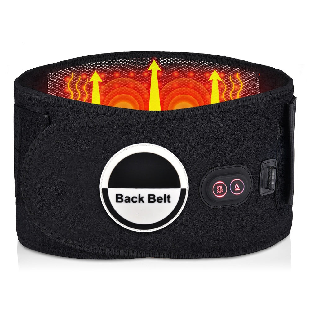 Massage Belt Heating Waist Lumbar Therapy Band